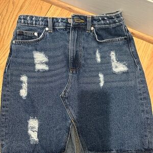H&M WOMENS JEAN SKIRT